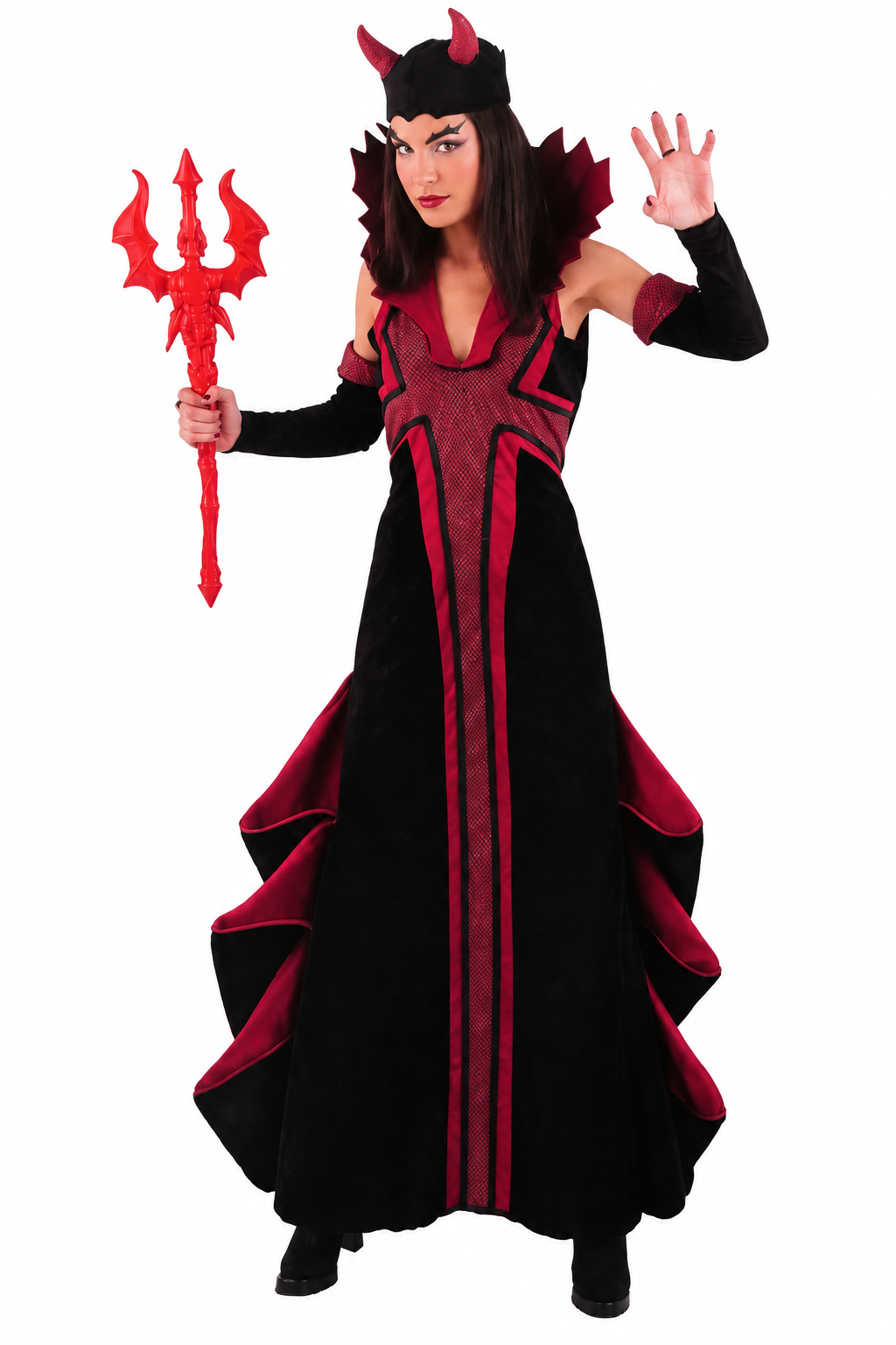 Adult Gothic Devil Costume - Dark Fantasy Outfit