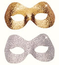 Antifaces Glitter Oro