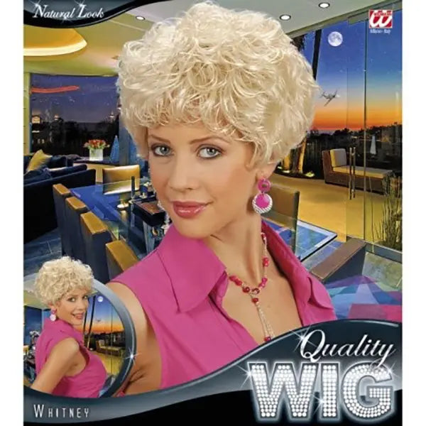 Peluca Whitney Rubia
