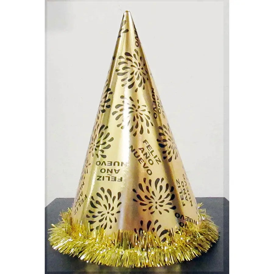 Gorro Cono Dorado Feliz Año
