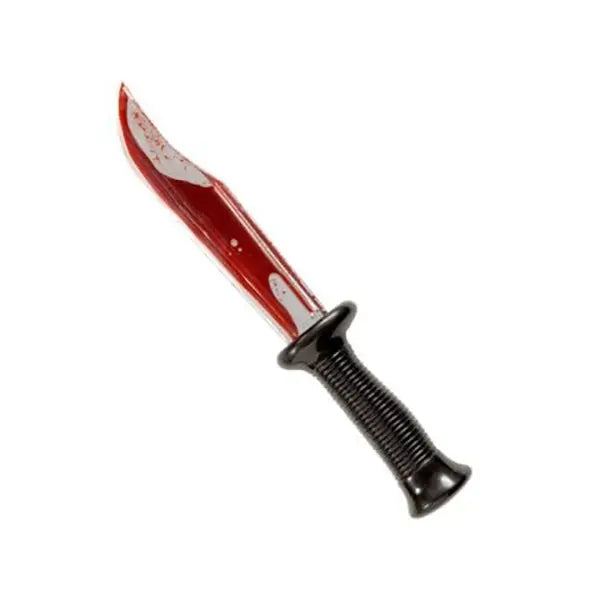 Cuchillo Ensangrentado de Juguete – Accesorio para Disfraz de Terror y Halloween