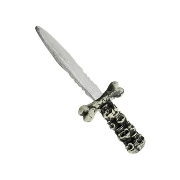 Puñal Calavera de Juguete – Accesorio para Disfraz de Pirata y Halloween