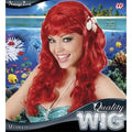 Peluca Sirena Con Conchas Y Perla.