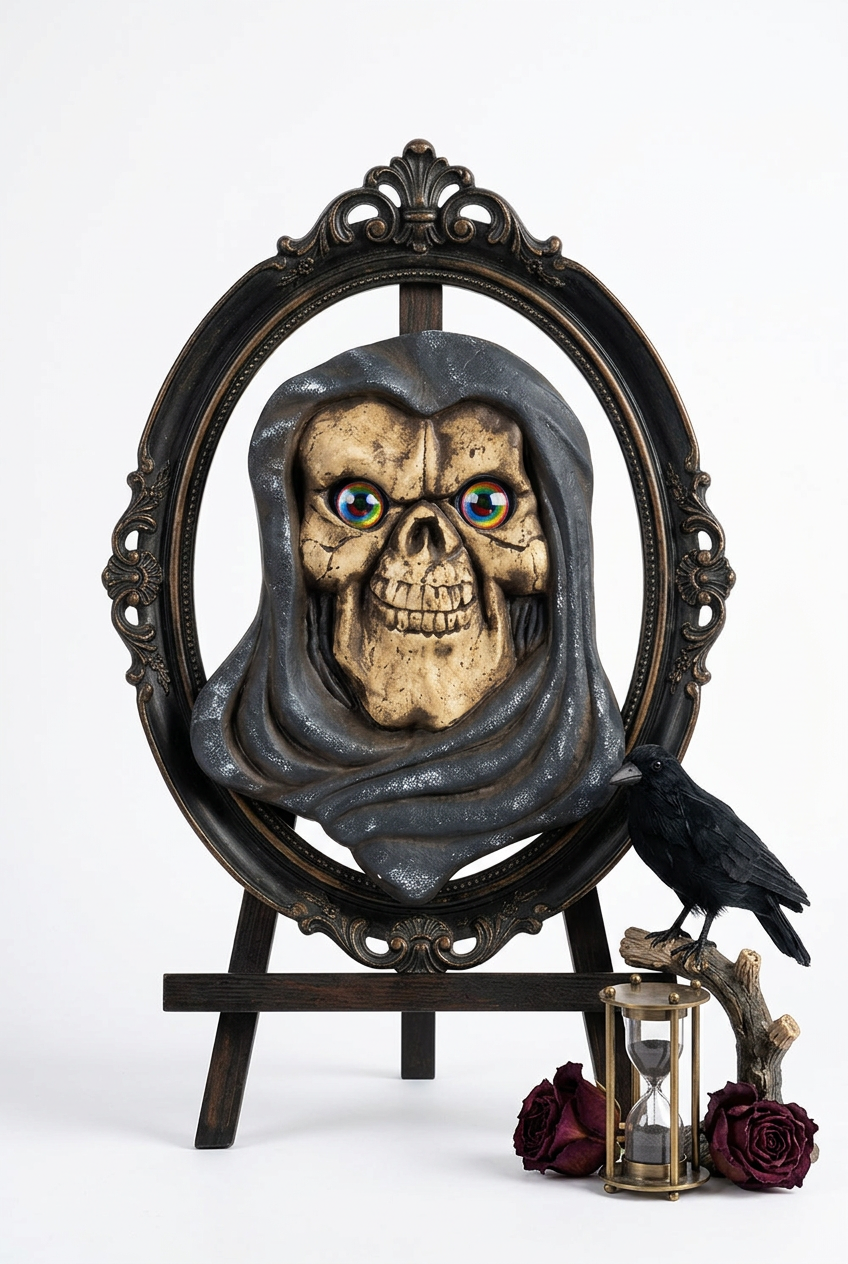 Cabeza de Esqueleto Decoración Halloween