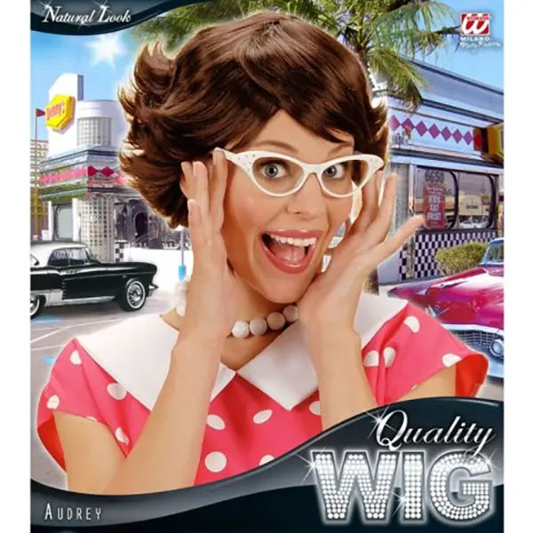 Audrey Brown Wig.