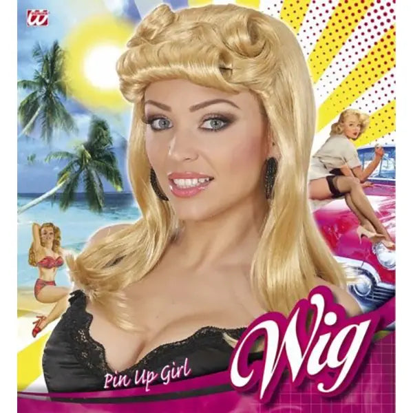 Blonde Pin Up Wig – Vintage Hollywood Waves