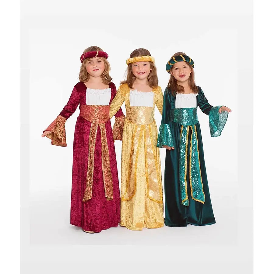 Disfraz Dama Medieval Oro.