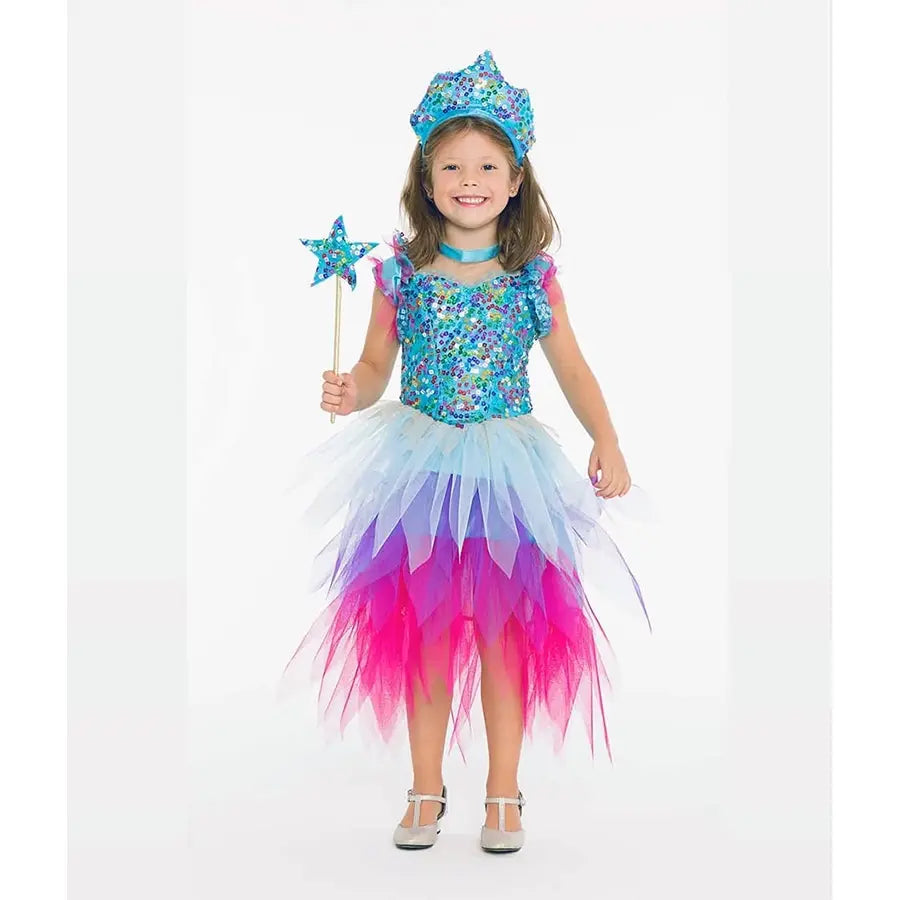 Disfraz Hada Crystal Infantil – Brillante Traje De Fantasía