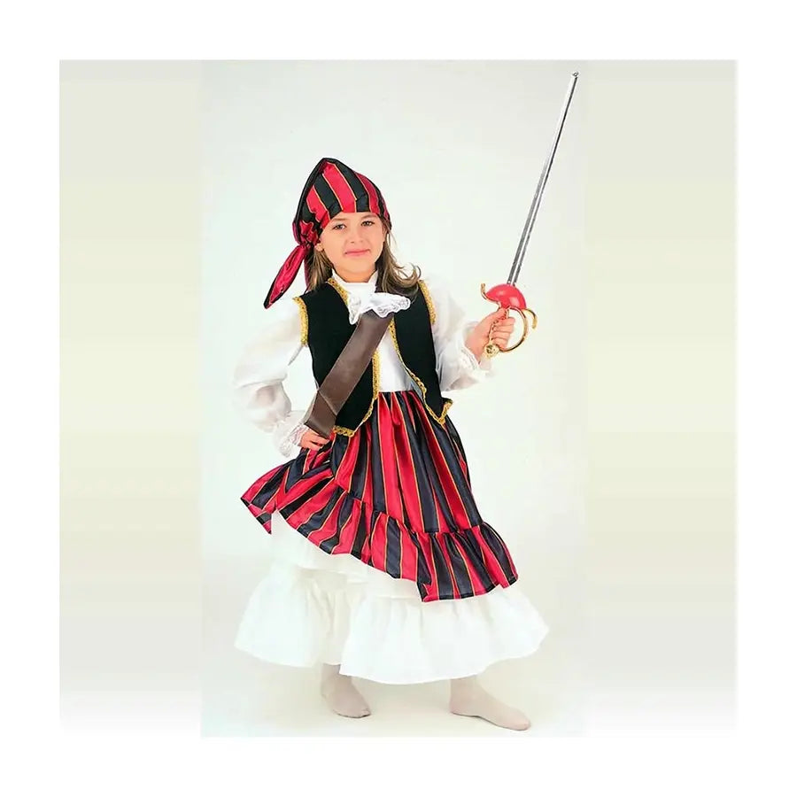 Disfraz Pirata Infantil – Traje Clásico De Pirata Para Niña