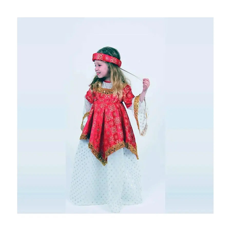 Girls' Medieval Princess Costume with Turban