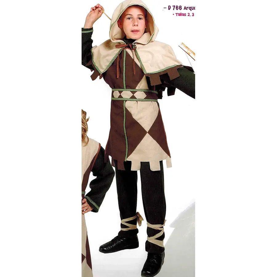 Disfraz Arquero Medieval Para Niño