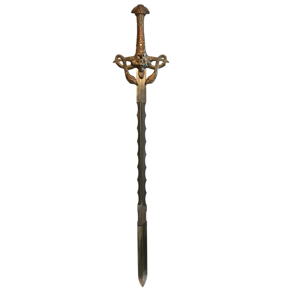 Espada Decorativa Medieval Fantasía con Calavera