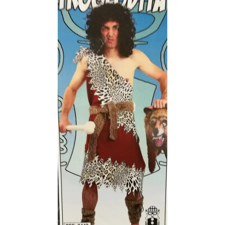 Men's Caveman Costume – Adult Prehistoric Warrior