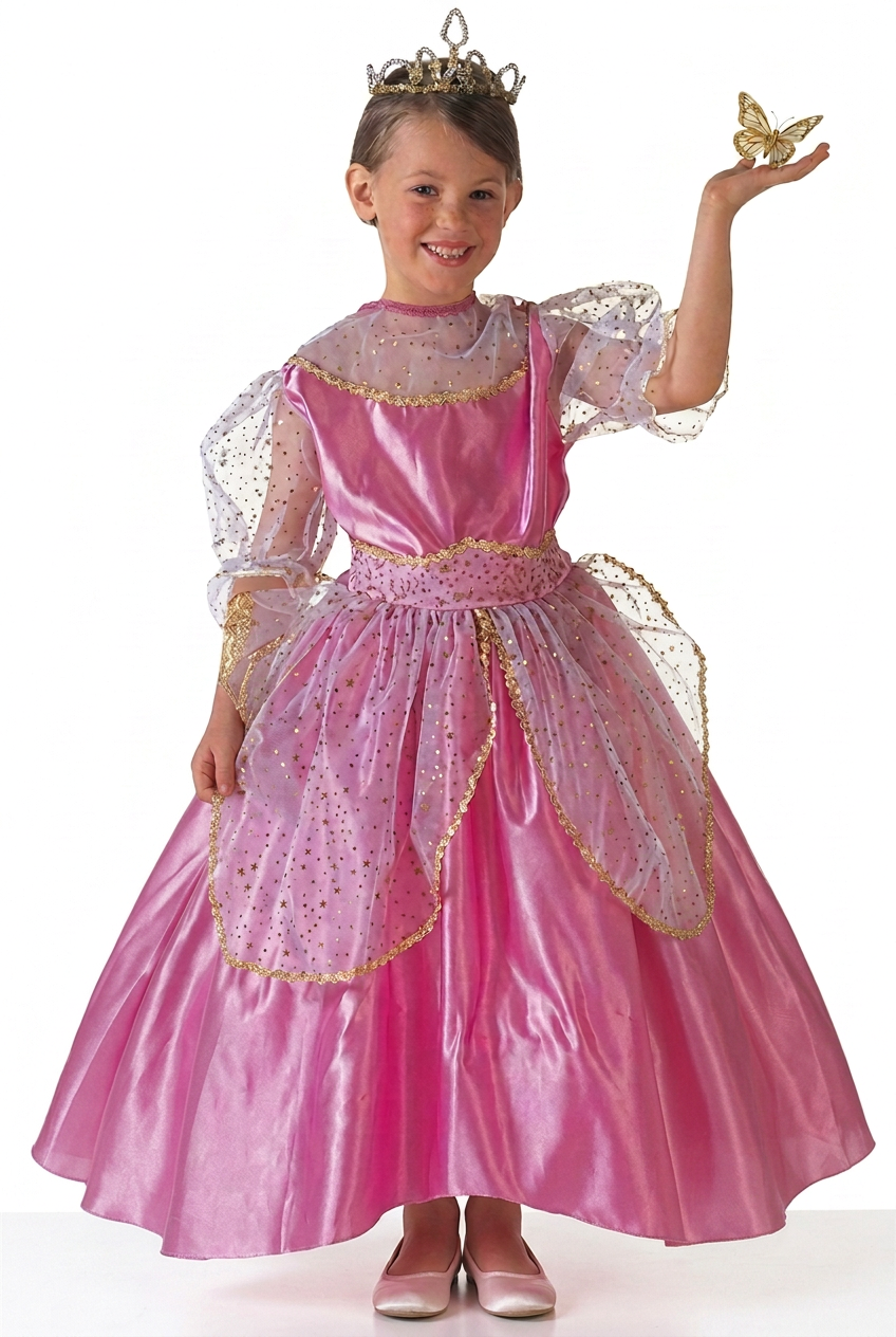 Children's Beauty Queen Costume – Princess Outfit for Girls