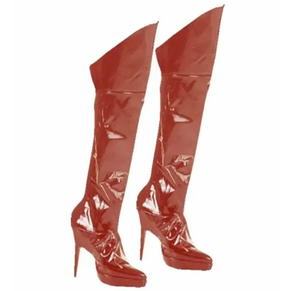 Cubre Botas Rojo Vinilo