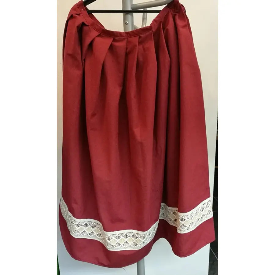 Costume Skirt Burgundy M46