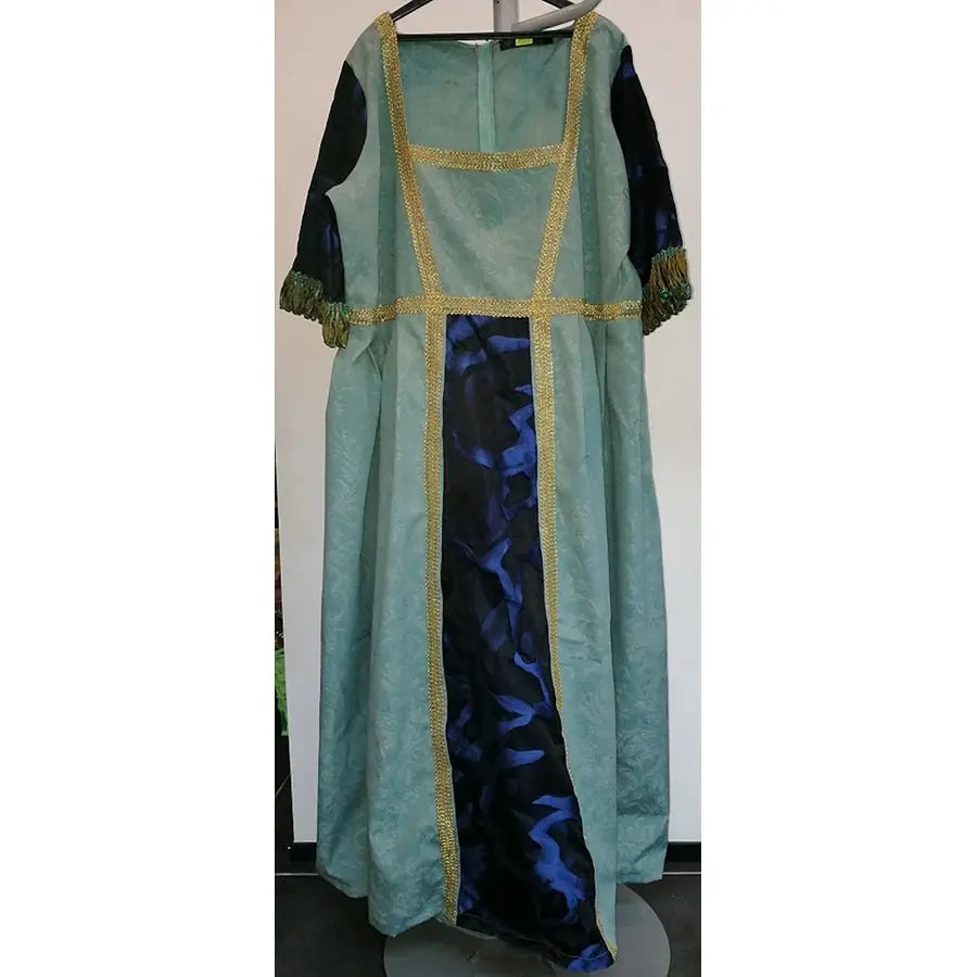Disfraz Vestido Medieval Azul Adulto