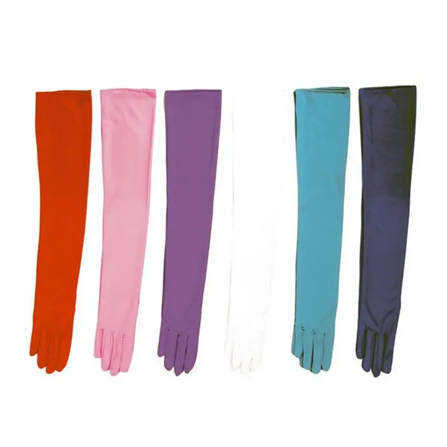 Guantes Largos de Algodón de Colores