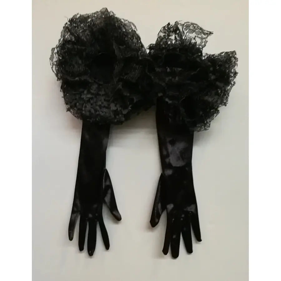 Black Lace Gloves