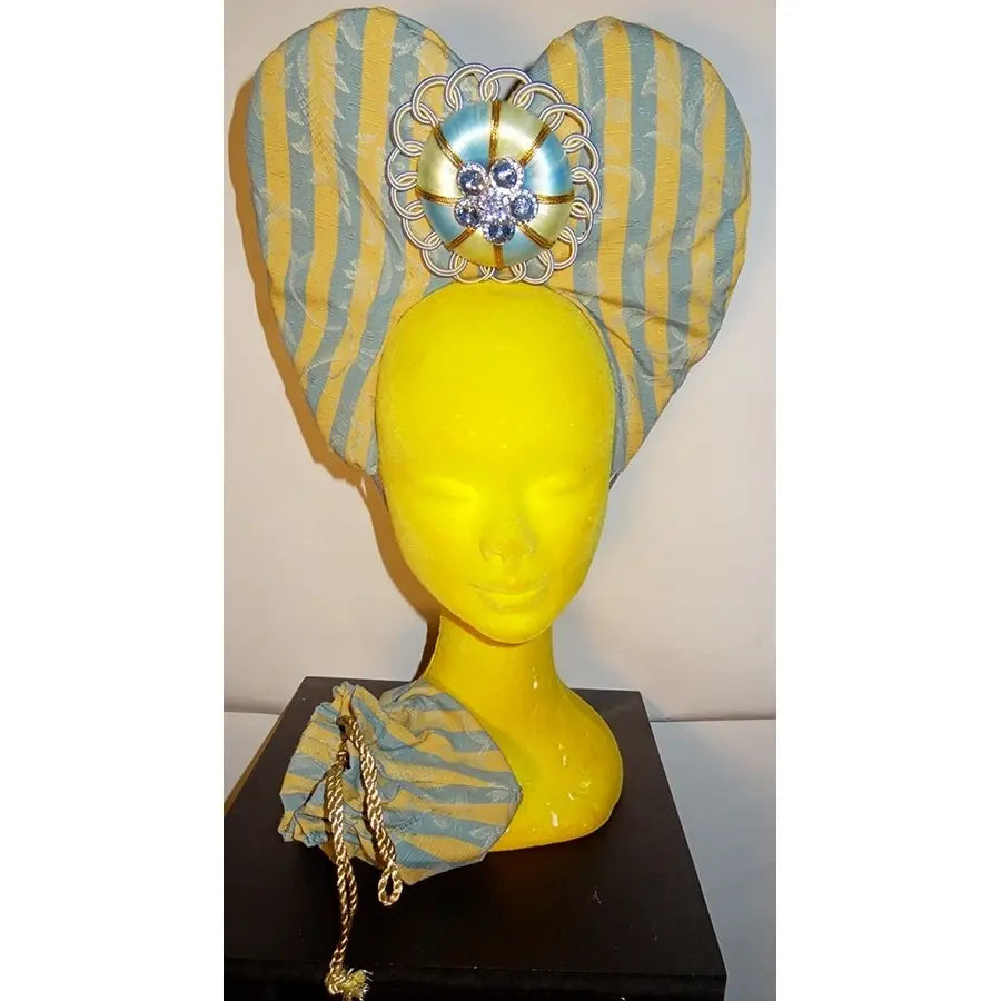 Conjunto Tocado Y Bolso Broche