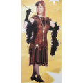 Disfraz Charleston Marrón Talla Grande Mujer