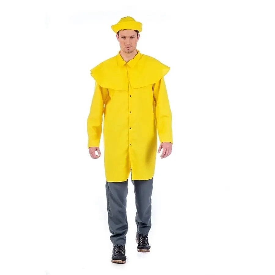 Disfraz Pescador Vintage Adulto – Gabardina y Gorro Marinero