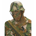 Casco Camuflaje Látex — Accesorio Militar para Disfraz