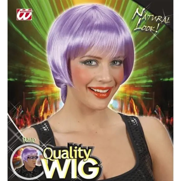 Peluca Rave Lila.