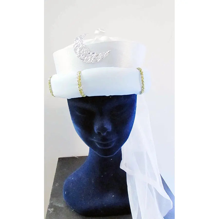 Turbante Celeste Con Luna