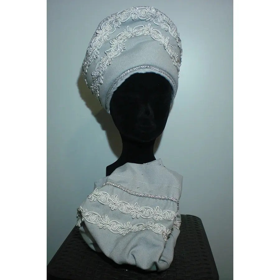 Conjunto Tocado Y Bolso Doble