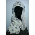 Conjunto Tocado Y Bolso Rombos