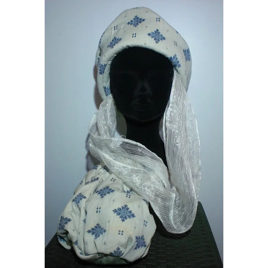 Conjunto Tocado Y Bolso Rombos