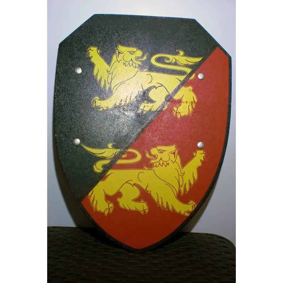 Escudo Dragones De Madera