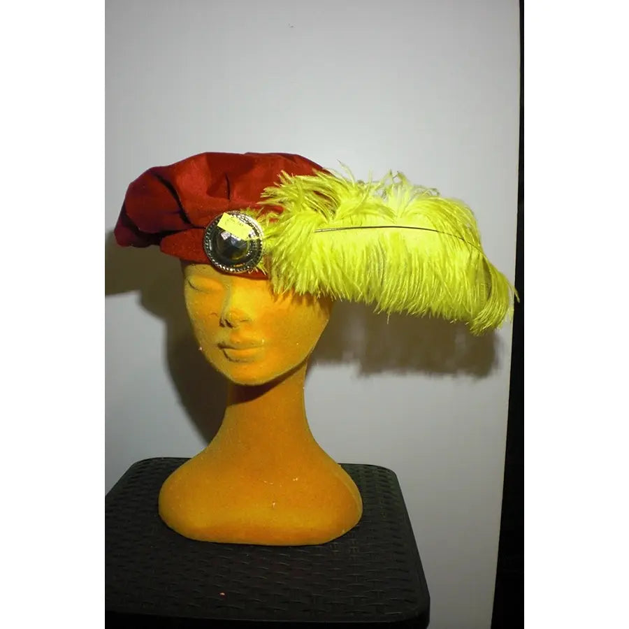 Gorro Aterciopelado Rojo