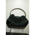 Bolso Negro Flores