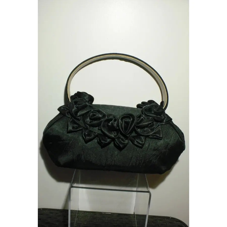 Bolso Negro Flores