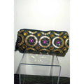 Bolso Negro Piedras Y Abalorios
