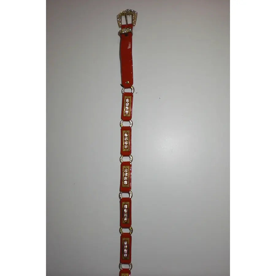 Cinturon Rojo Brillantes