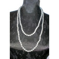 Collar Perlas Gris