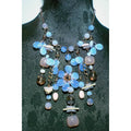 Collar Flores Azules