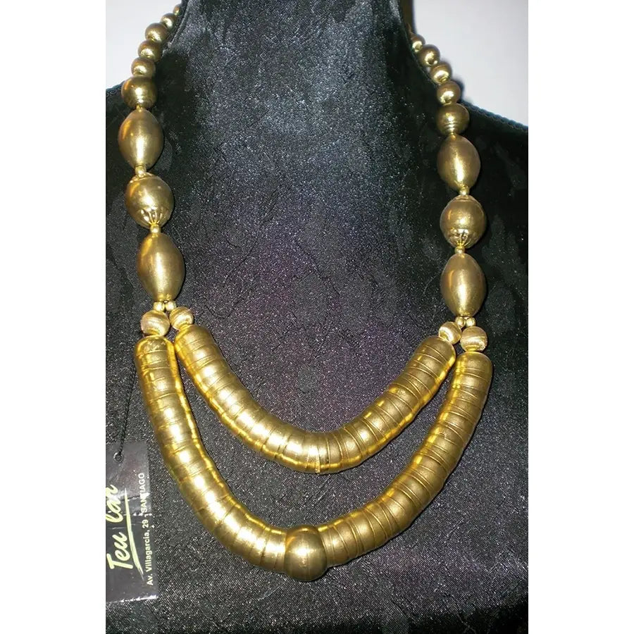 Collar Dorado Borlas