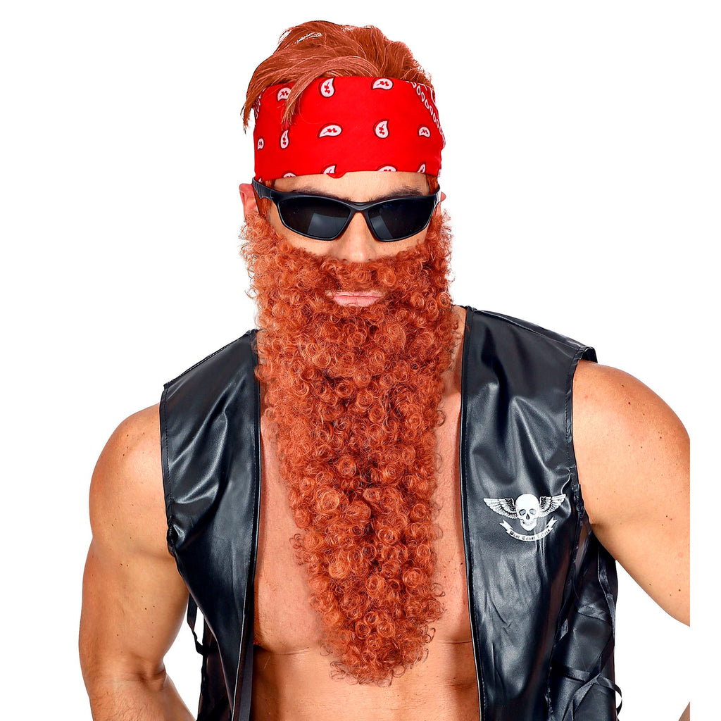 Barba Pelirroja Rizada