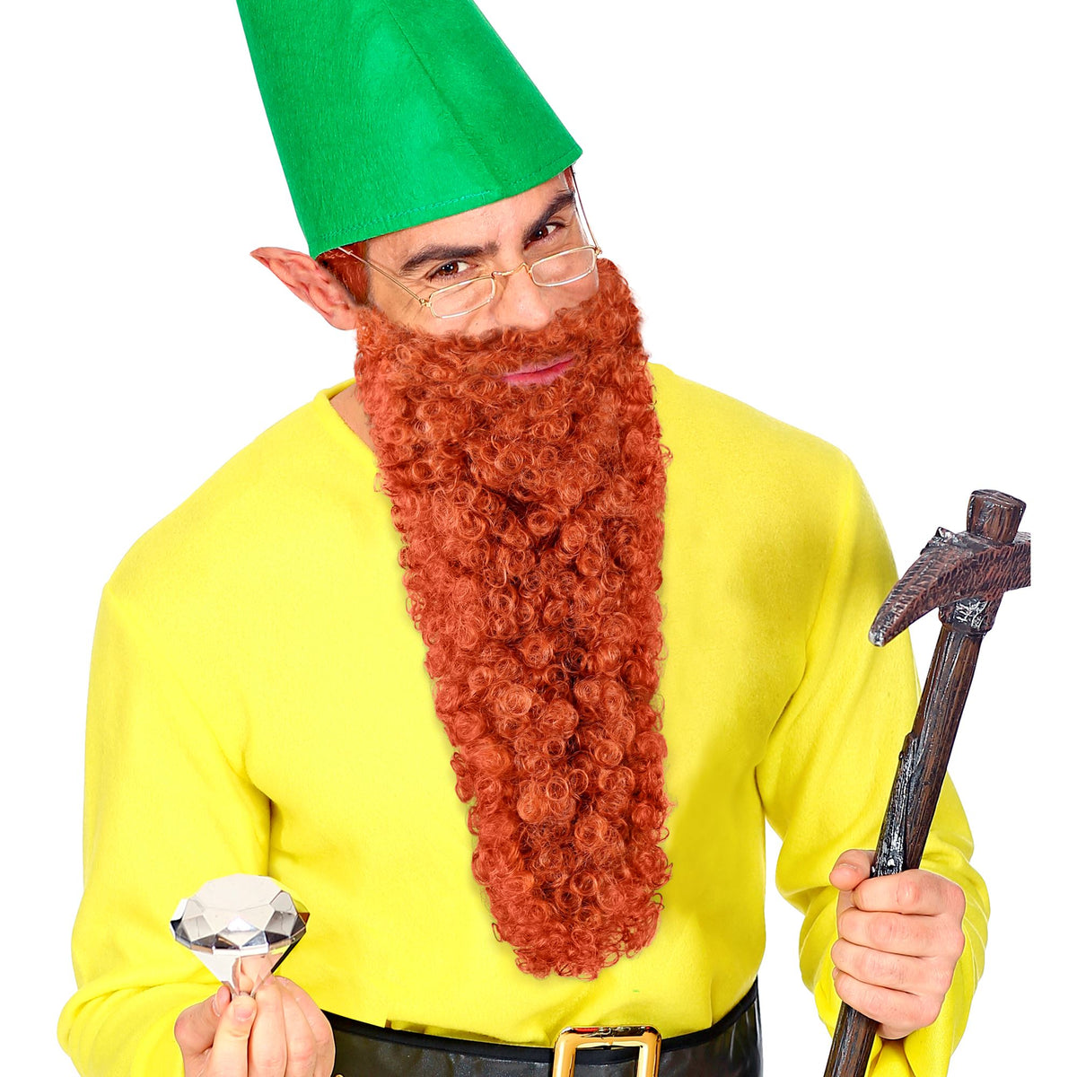 Barba Pelirroja Rizada