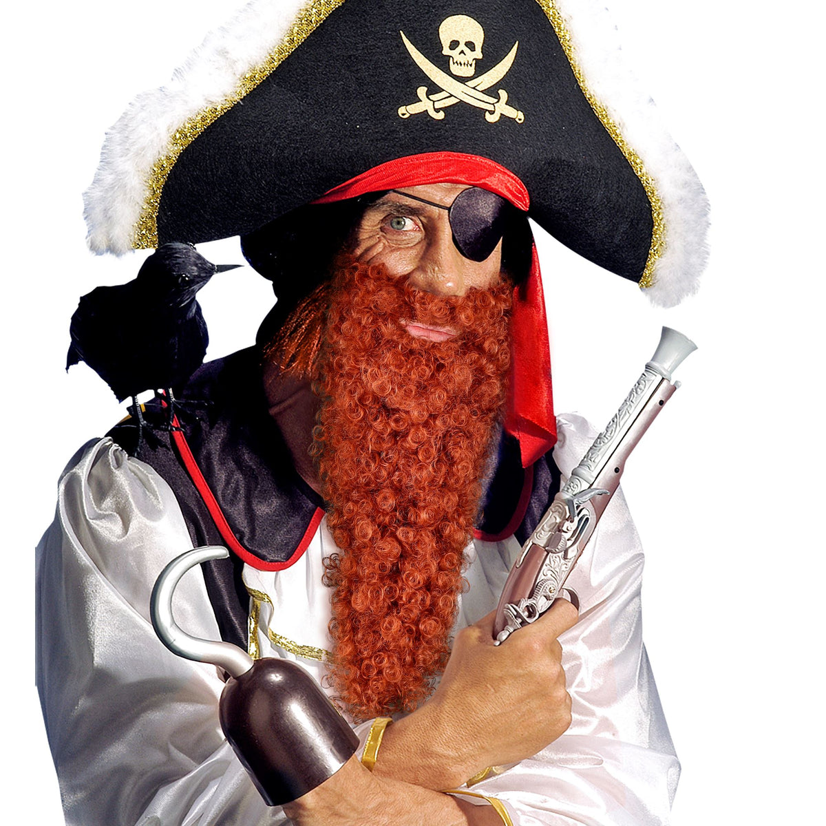 Barba Pelirroja Rizada