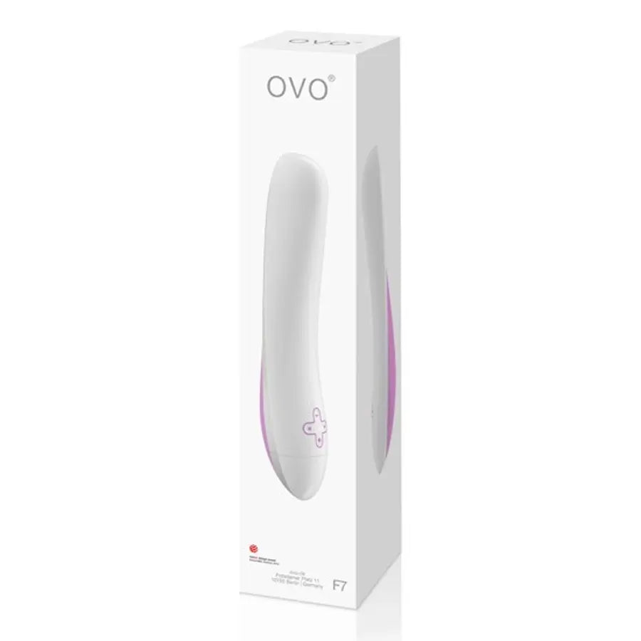 Ovo F7 Vibrador Blanco/Rosa