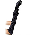 Guantes Extra Largos Negros con Botones — Estilo Años 20