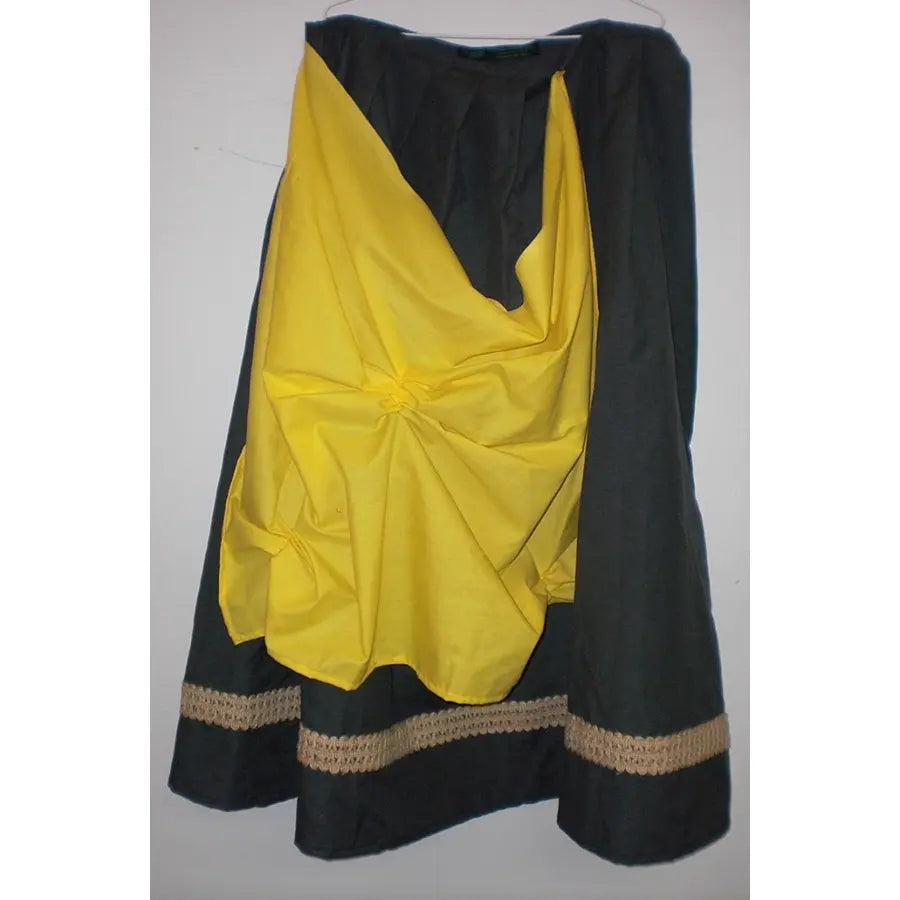 Disfraz Falda Gris/Amarilla M50