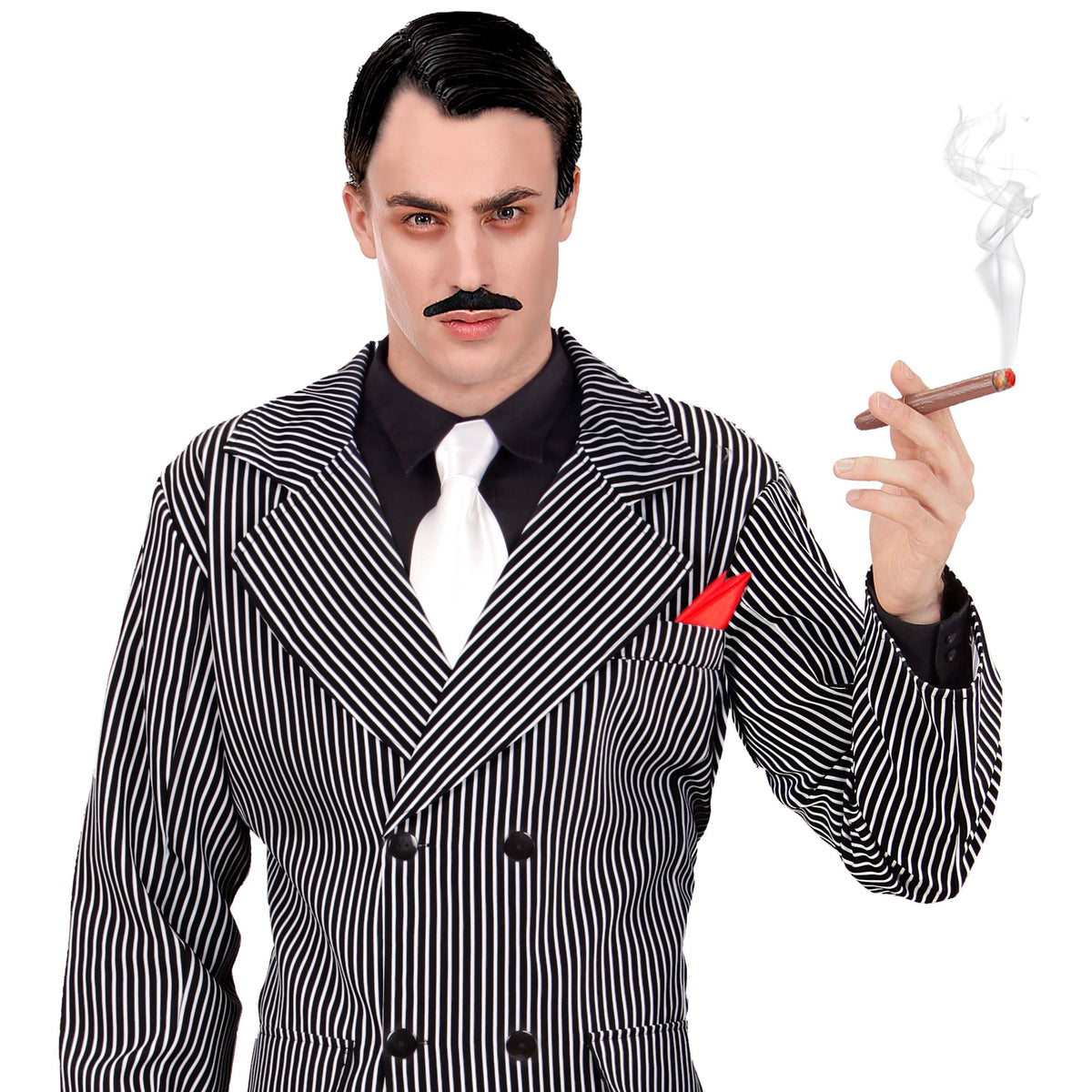 Set Corbata y Pajarita de Raso Blanca