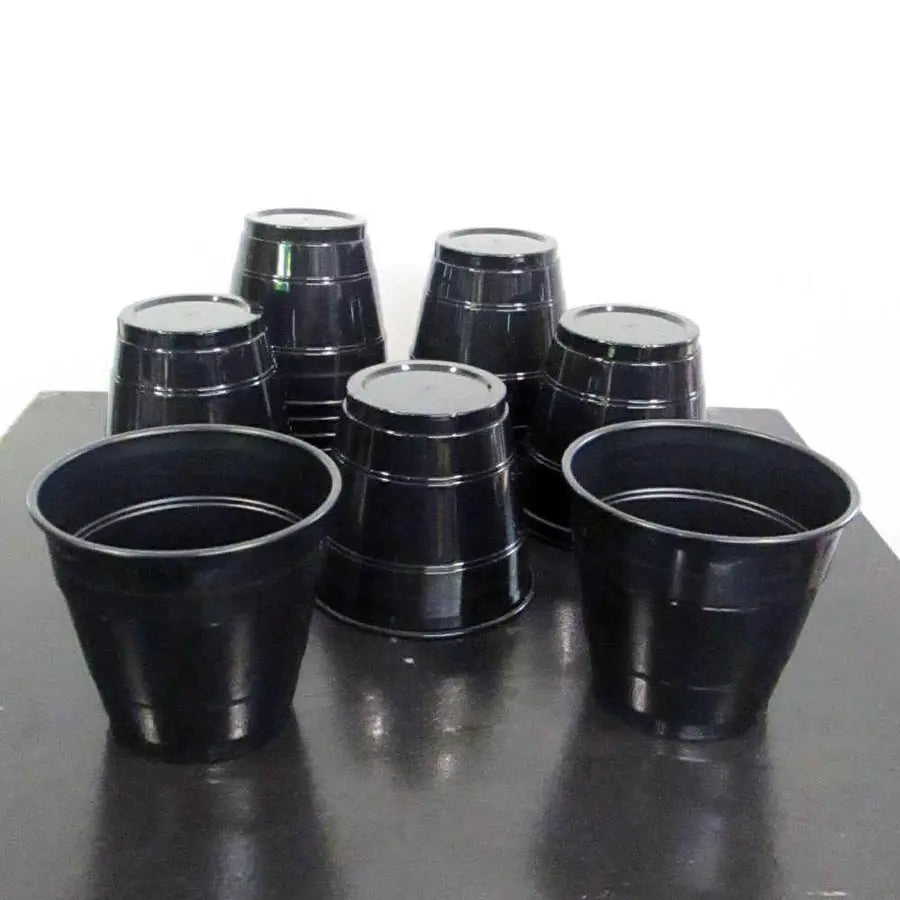 Reusable Black Cups Pack