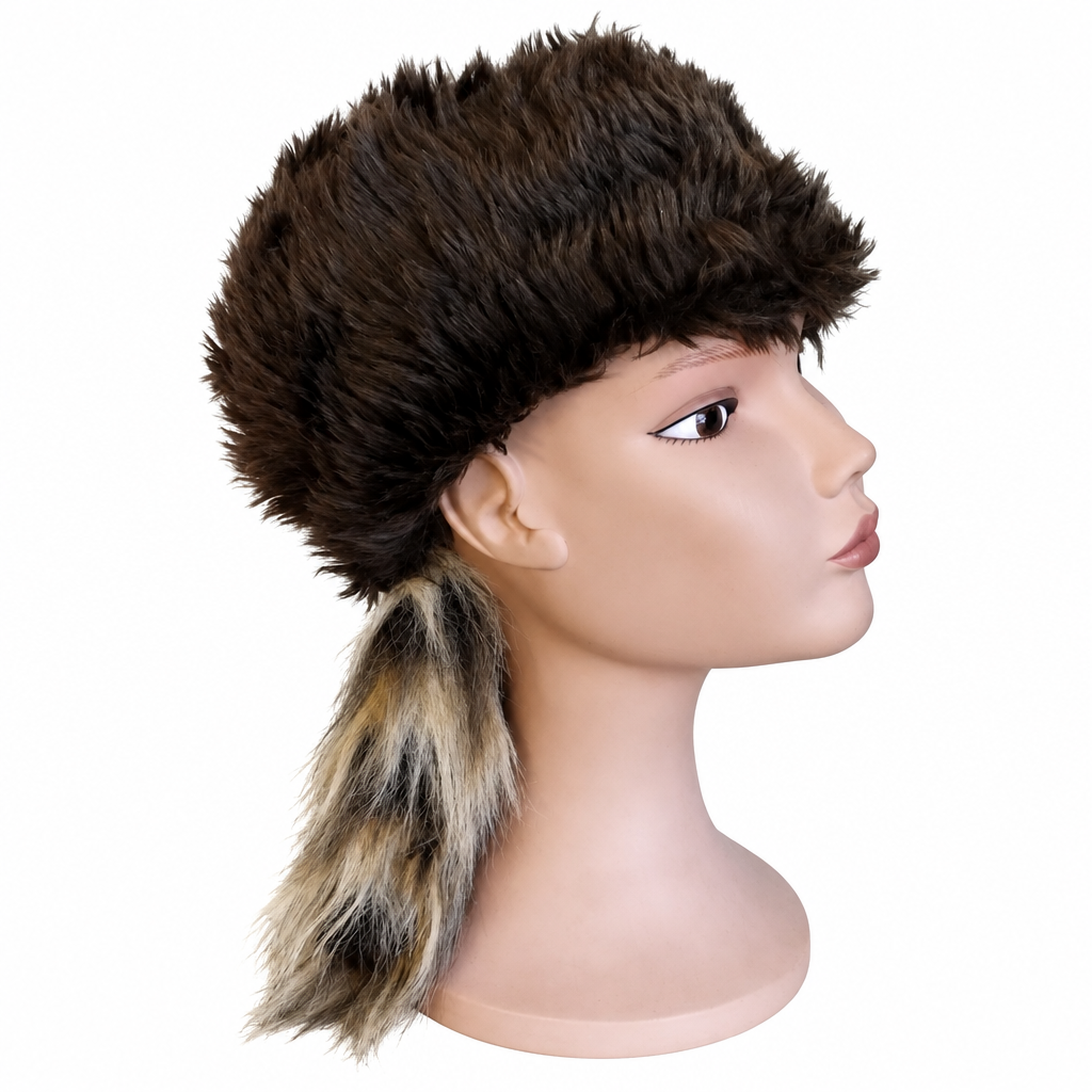 Sombrero Cazador de Peluche — Gorra de Mapache